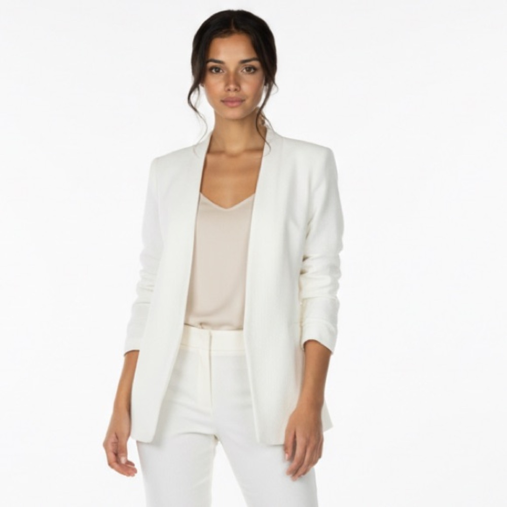Babaton | Aritzia  Cream Open Front Blazer | US 8 | runs small